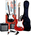 Elektrická gitara ABX-20 set červená ABX