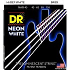 Struny na elektrickú basgitaru 45-105 Neon-White DR.Strings