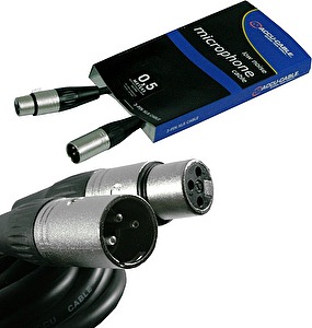 Kábel pre mikrofón AC-PRO-XMXF/0,5 XLR 0,5m ADJ