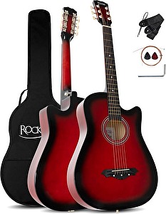 Akustická gitara WSD-5C-RDB Slim Line Redburst Rocktile