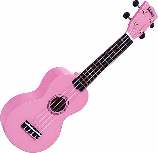 Sopránové ukulele s obalom Rainbow ružové Mahalo