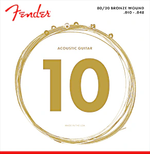 Struny na akustickú gitaru 10-48 70XL bronze Fender