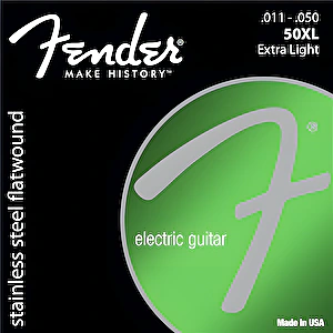 Struny na elektrickú gitaru 11-50 50XL nerezová oceľ Fender