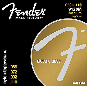Struny na elektrickú basgitaru 058-110 9120M Fender