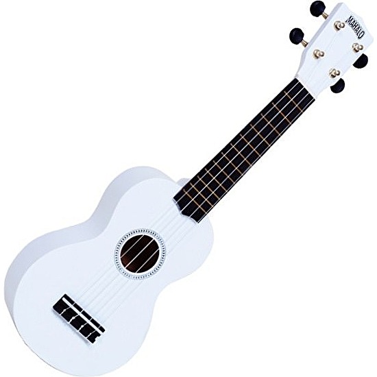 Sopránové ukulele s obalom Rainbow biele Mahalo