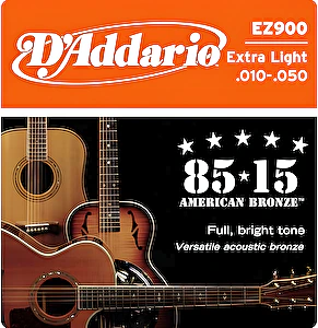 Struny na akustickú gitaru 10-50 bronze EZ900 DAddario