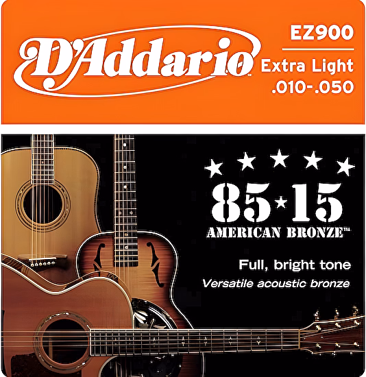 Struny na akustickú gitaru 10-50 bronze EZ900 Daddario