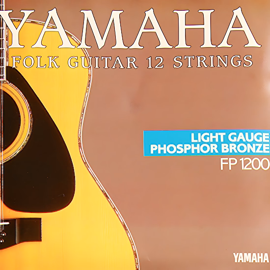 Struny na akustickú gitaru 12-string FP1200 Bronze Phosphor Light Yamaha