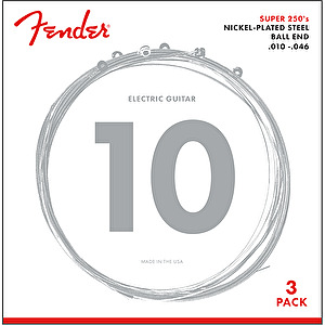 Struny na elektrickú gitaru 10-46 250R 3-pack Fender
