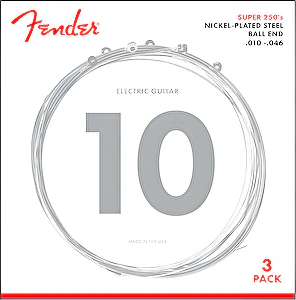 Struny na elektrickú gitaru 10-46 250R 3-pack Fender 