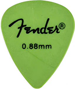 Trsátko 351 ROCK ON 0,88MM Fender, green