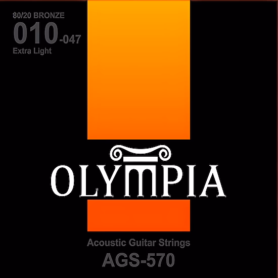 Struny na akustickú gitaru 10-47 AGS570 Olympia