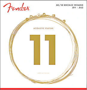 Struny na akustickú gitaru 11-52 70CL bronze Fender