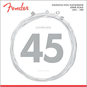 Struny na elektrickú basgitaru 045-100 9050L nerez Fender