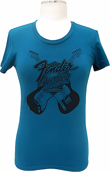Dámske tričko INNOVATION Fender, krátke, zelené,L
