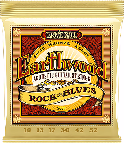 Struny na akustickú gitaru 10-52 2008 Rock&Blues bronz Ernie Ball
