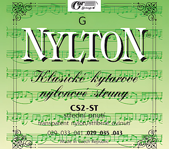 Struna na klasickú gitaru G nylon Gorstings