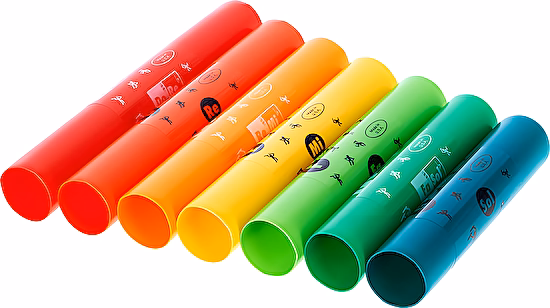 7-dielna sada sopránových trubíc Boomwhackers