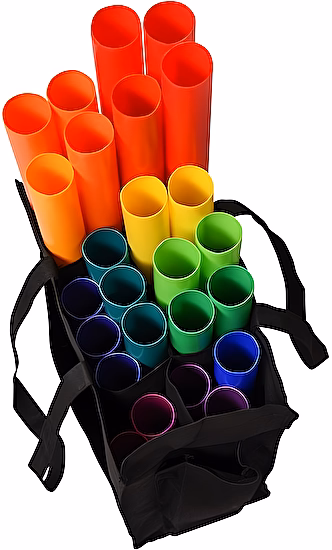 25-dielna sada trubíc s taškou Boomwhackers