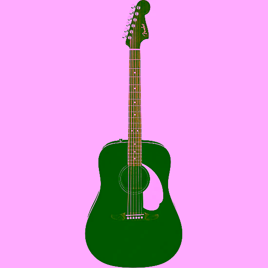 Akustická gitara California Standard Redondo Black Fender