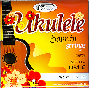 Nylónové struny na sopránové ukulele US1-C Gorstings