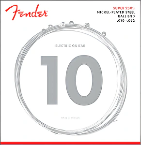 Struny na elektrickú gitaru 10-52 250RH Ball End, Nickel Fender