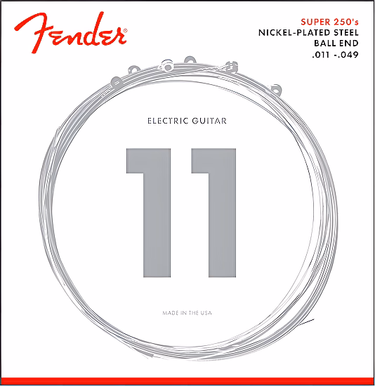 Struny na elektrickú gitaru 11-49 250M Ball End, Nickel Fender