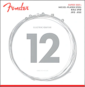 Struny na elektrickú gitaru 12-52 250H Ball End, Nickel Fender
