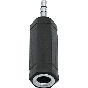 Redukcia jack 6,3 / jack 3,5 stereo Omnitronic