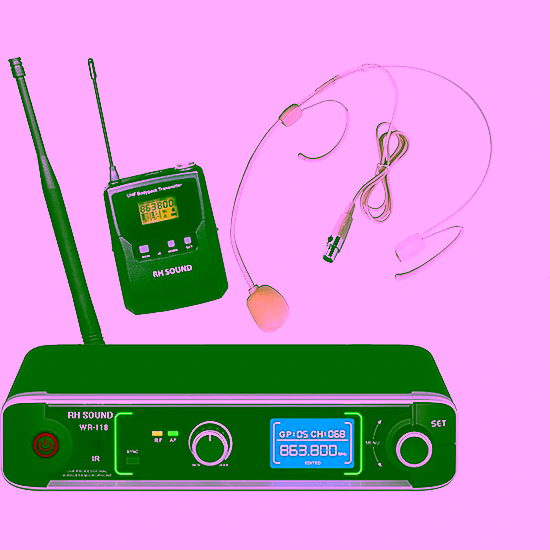 Bezdrôtový mikrofóny systém WR-118 Head RH Sound