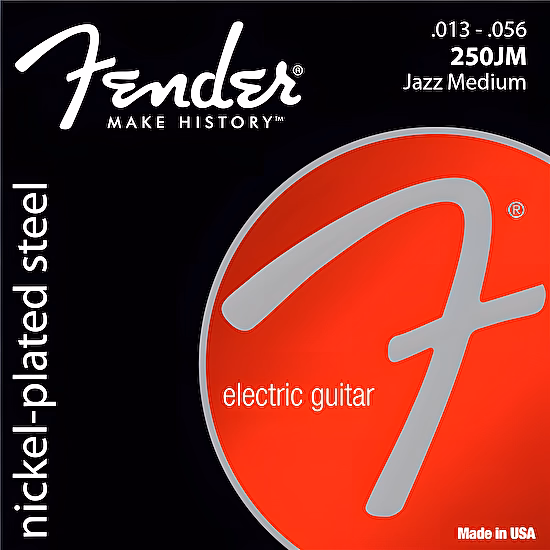 Struny na elektrickú gitaru 13-56 250 JM Ball End, Nickel Fender