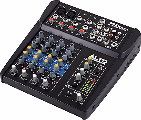 Kompaktný 6-kanálový mixpult ZMX862 Alto