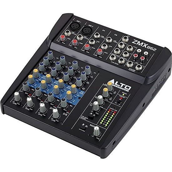 Kompaktný 6-kanálový mixpult ZMX862 Alto