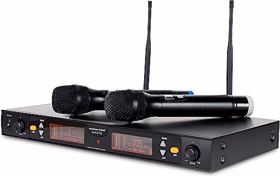 Dvojkanálový bezdrôtový UHF Set WM-219 Adj