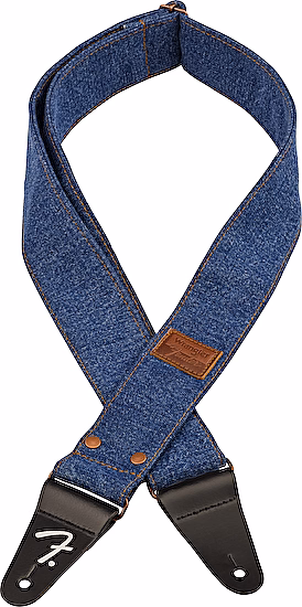 Pás na gitaru x Wrangler Riveted Denim Indigo Fender