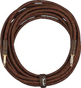 Nástrojový kábel Paramount 18.6' Acoustic Instrument Cable 5,5m Brown Fender