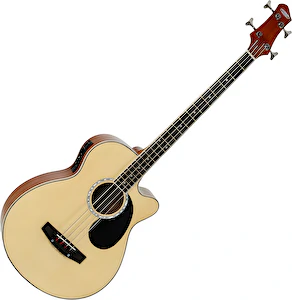 Elektro-akustická basgitara AB4-20CE-NT Natural Classic Cantabile