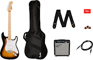 Elektrická gitara Pack Squier Sonic Stratocaster Sunburs Fender