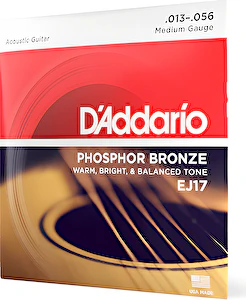 Struny na akustickú gitaru 13-56 EJ19 D´addario