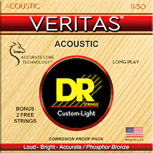 Struny na akustickú gitaru VTA-11 Veritas 11-50 DR Strings