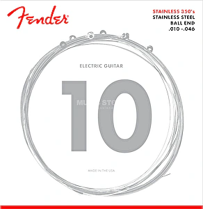 Struny na elektrickú gitaru 10-46 350R Ball End nerez Fender