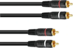 Audio kábel HighEnd 2xRCA/2xRCA 3m