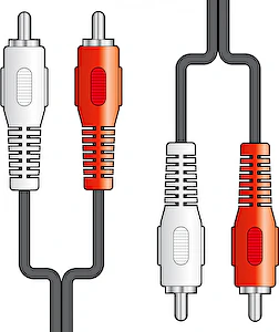 Audio kábel 2xRCA/2xRCA 5m Av:link