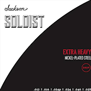 Struny na elekrickú gitarul Soloist Strings Extra Heavy DROP 10-52 Jackson