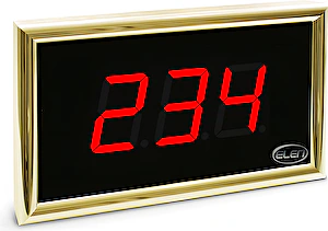 Kostolný číselný displej NDT 57/3 R zlatý