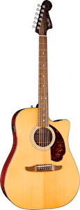 Elektro-akustická gitara California Deluxe Redondo Natural Fender