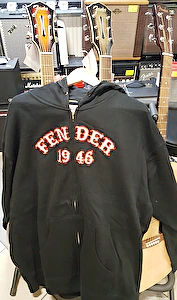 Čierna pánská mikina XXL SweatShirt 1946 Fender