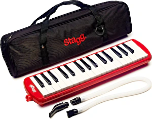Harmonika melodika MELOSTA32 RD červená Stagg