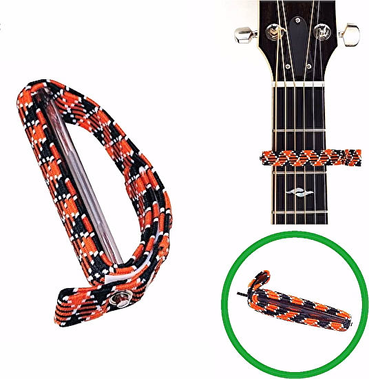 Kapodaster 70F na klasickú gitaru remienkový Dunlop