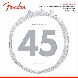 Struny na elektrick&uacute; basgitaru 45-100 7250ML Fender